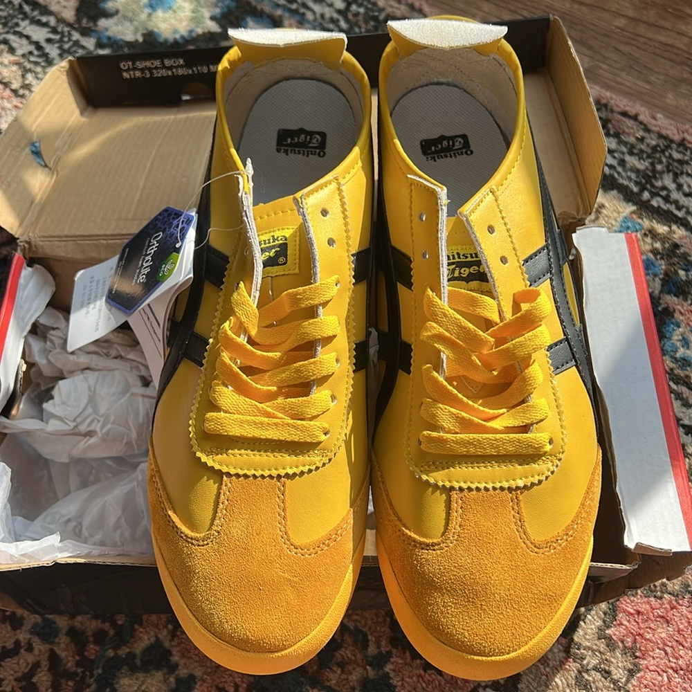 Onitsuka Tiger Mexico 66. New in box. “Kill Bill” yellow and black.